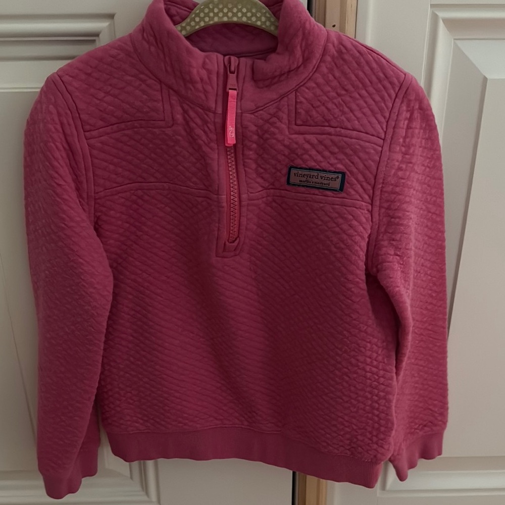Vineyard Vines Kids Pink Pullover XS
